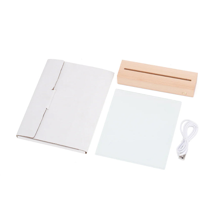 Dad - Memorial LED Night Light - Personalise with photo