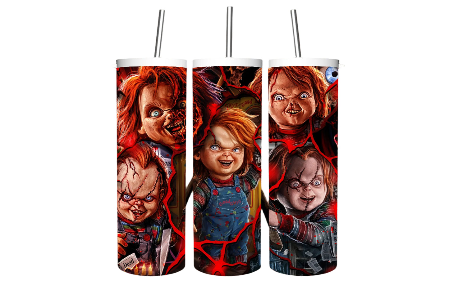 20oz Tumbler Chucky inspired