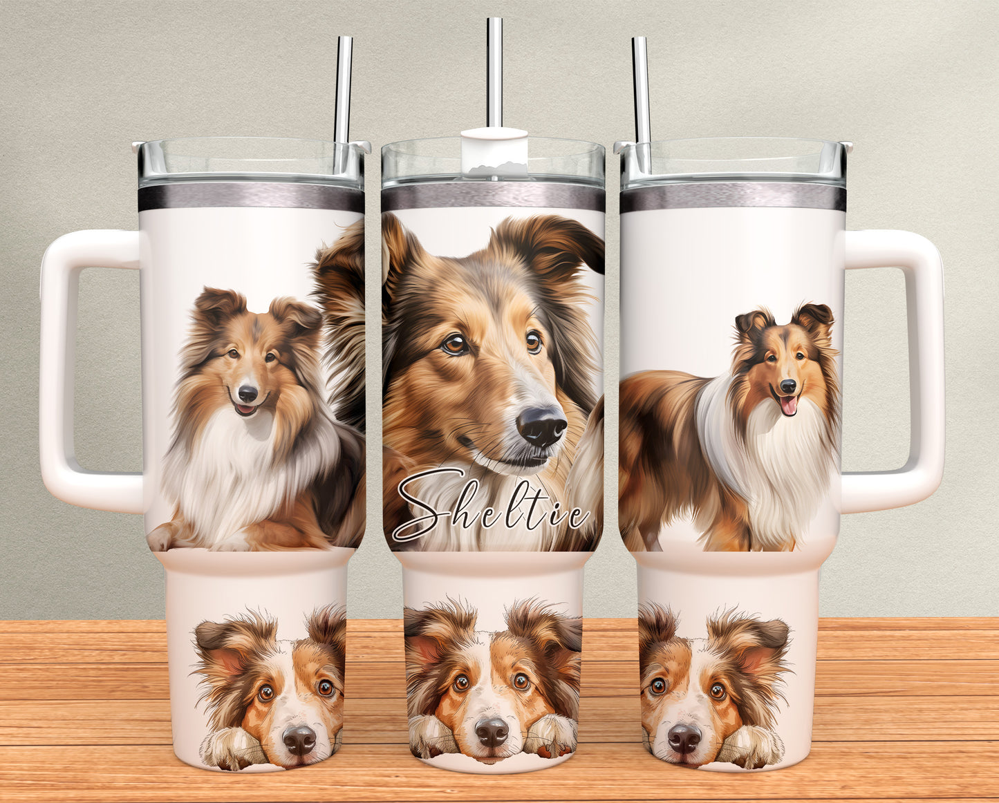 40oz Tumbler - Sheltie