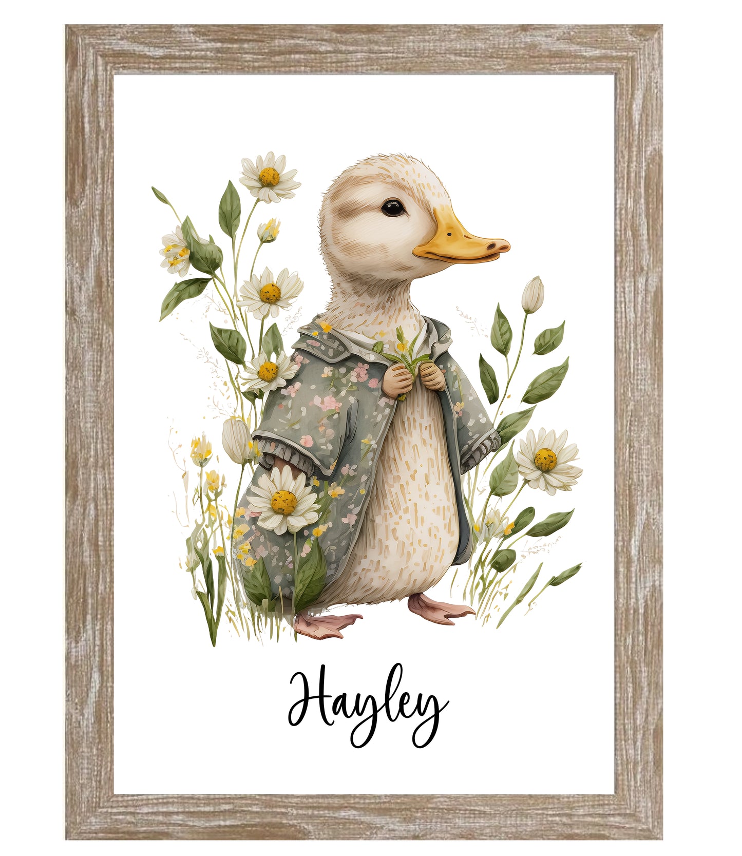 Personalised Duck Kitchen & Home Bundle – Custom Name Mug, Cushion, Coaster, Chopping Board & Print Set