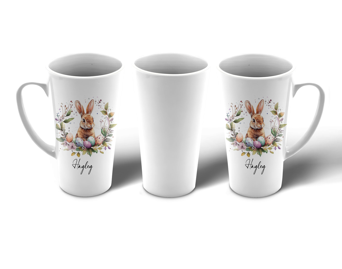 Easter Bunny Latte Mug - Personalised