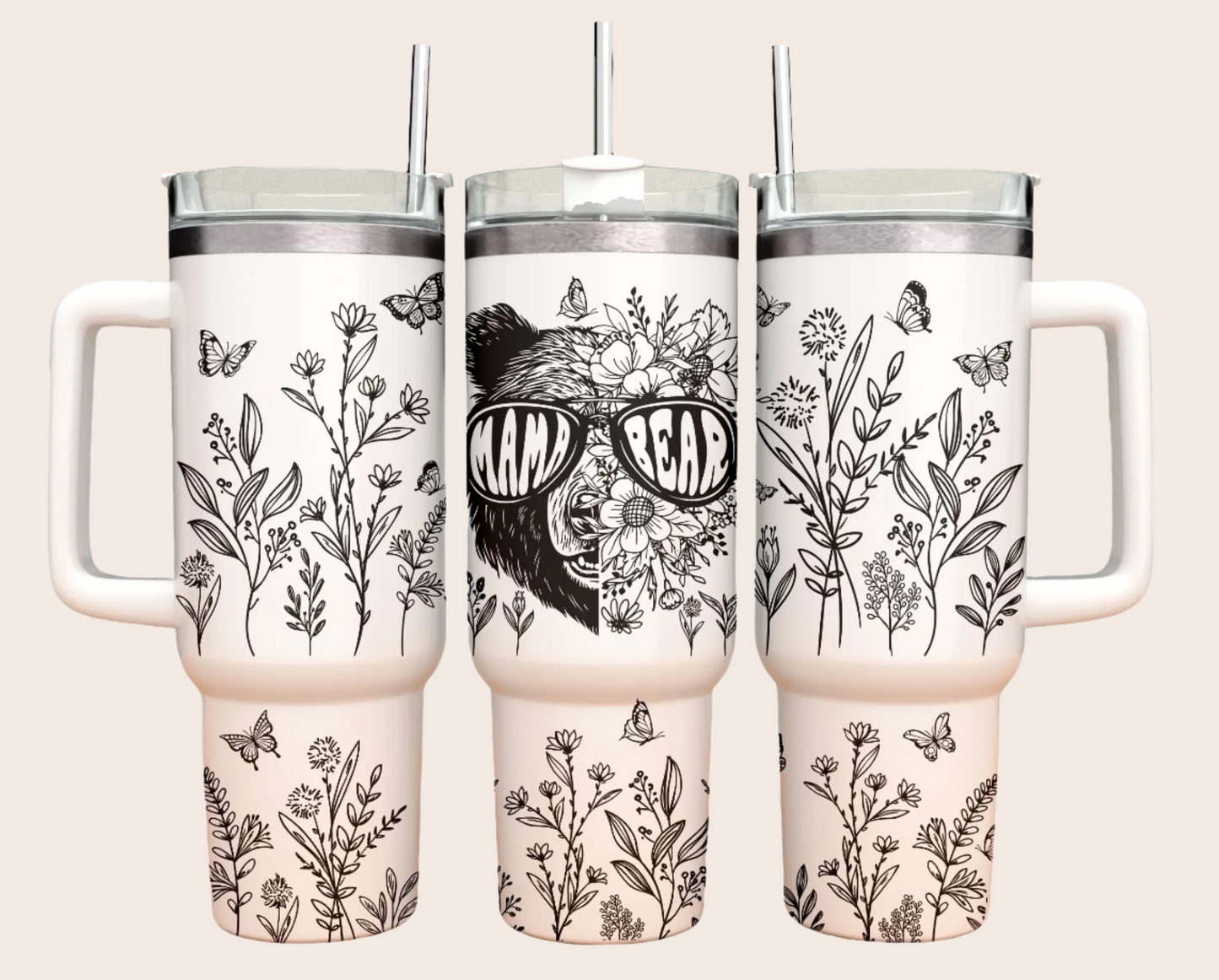 40oz Tumbler - Mama Bear