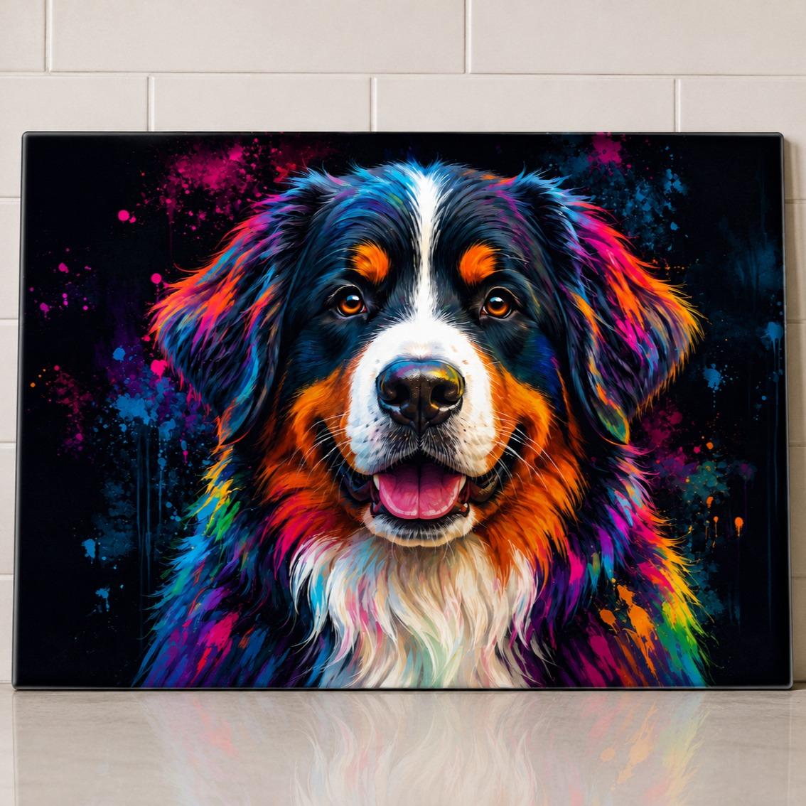 Dog Breed Glass Chopping Board – 140+ Breeds Available | Small & Large Worktop Saver