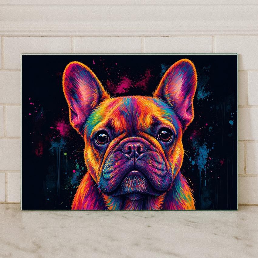 Dog Breed Glass Chopping Board – 140+ Breeds Available | Small & Large Worktop Saver