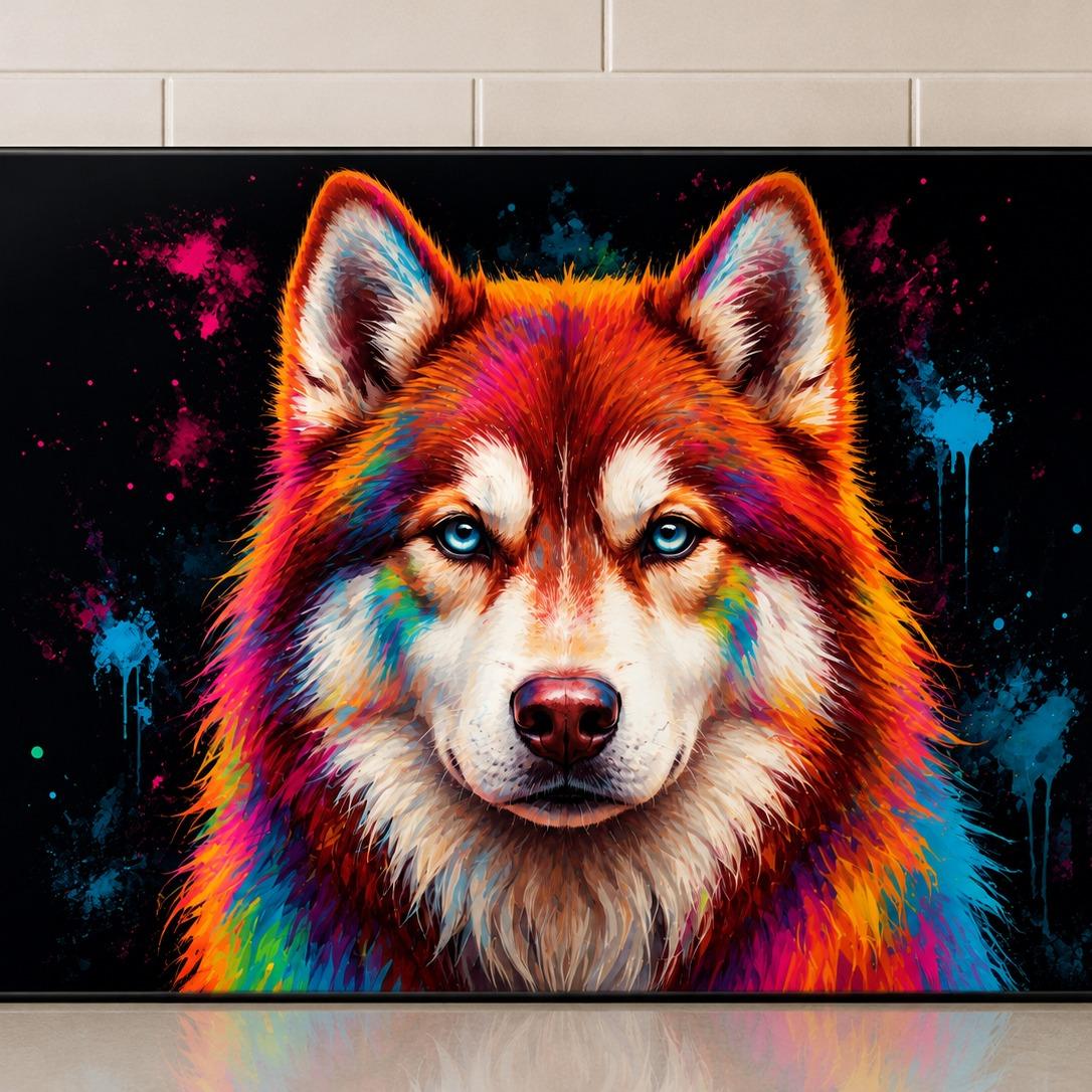 Dog Breed Glass Chopping Board – 140+ Breeds Available | Small & Large Worktop Saver