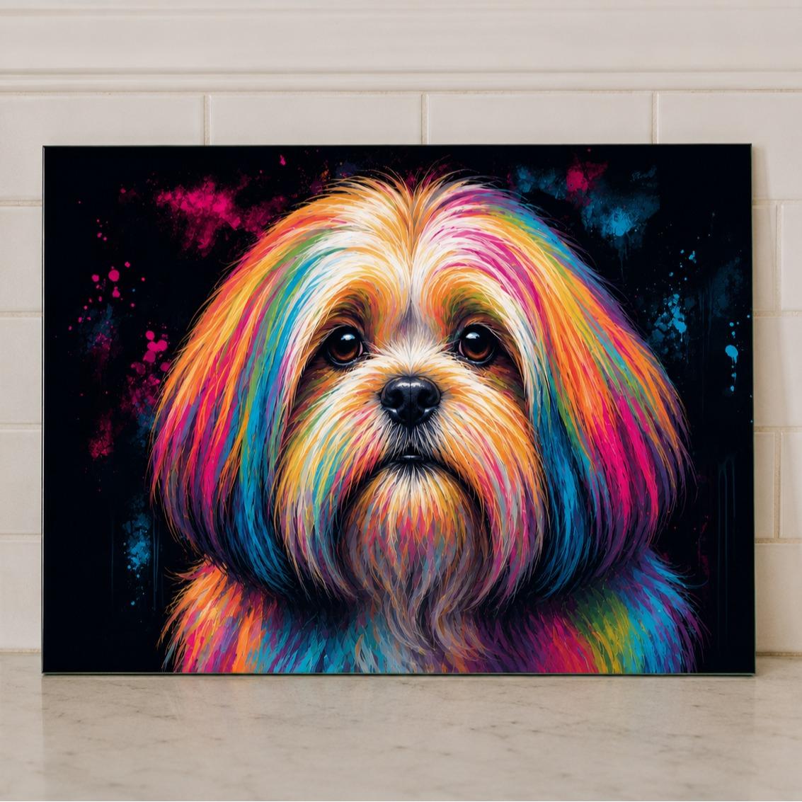 Dog Breed Glass Chopping Board – 140+ Breeds Available | Small & Large Worktop Saver