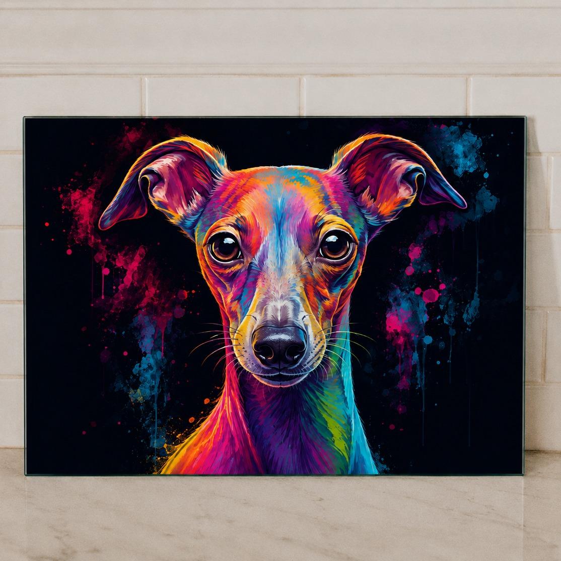 Dog Breed Glass Chopping Board – 140+ Breeds Available | Small & Large Worktop Saver