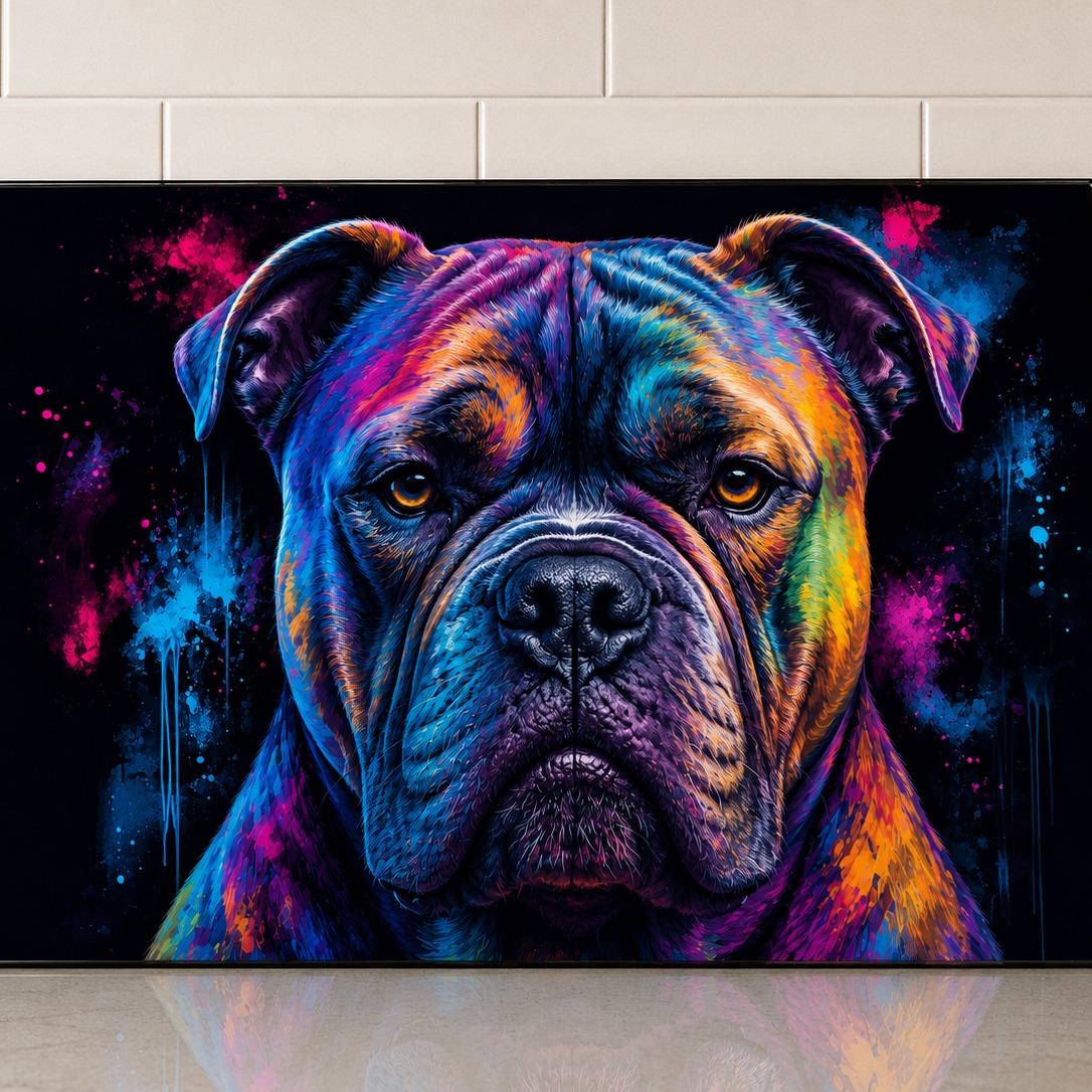 Dog Breed Glass Chopping Board – 140+ Breeds Available | Small & Large Worktop Saver