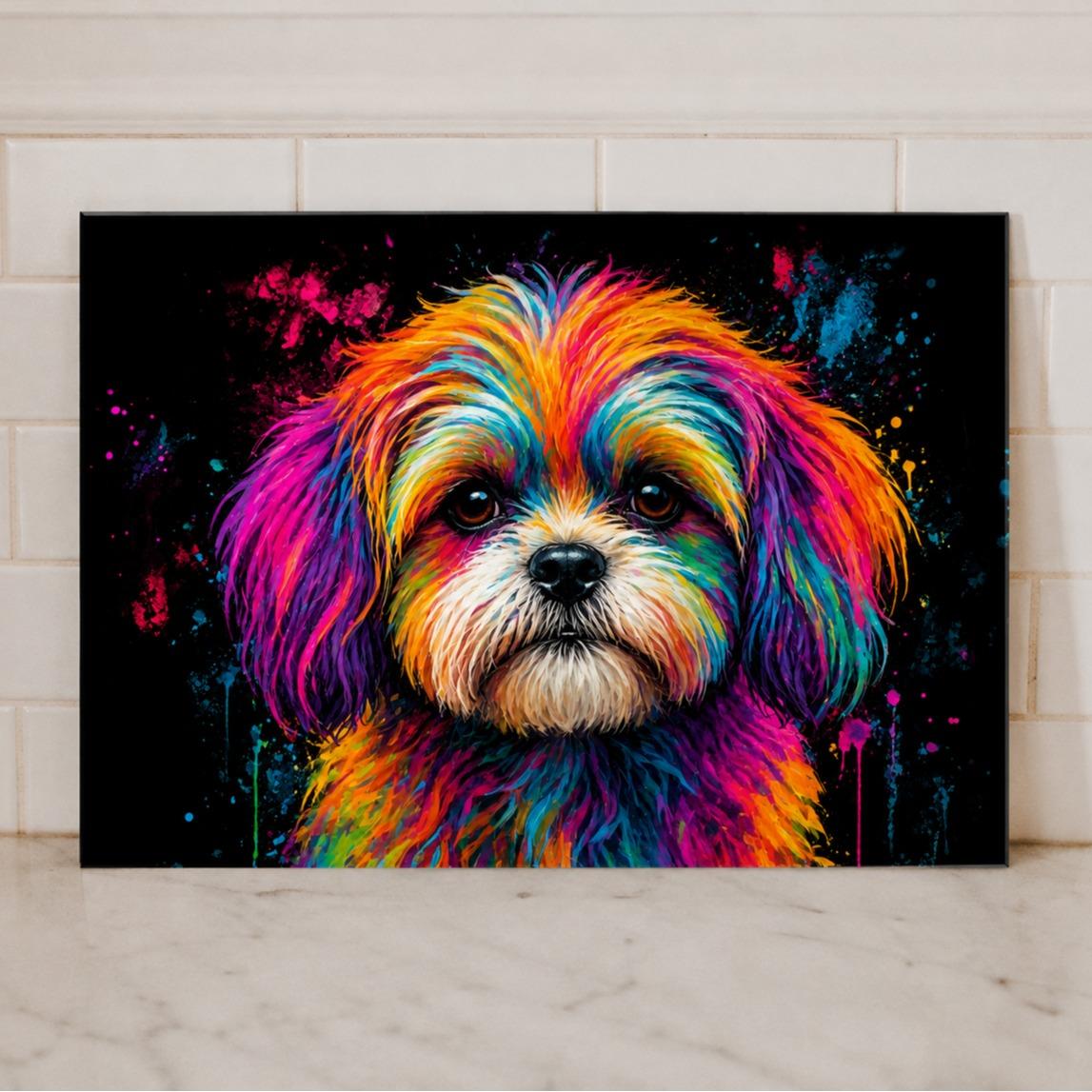 Dog Breed Glass Chopping Board – 140+ Breeds Available | Small & Large Worktop Saver
