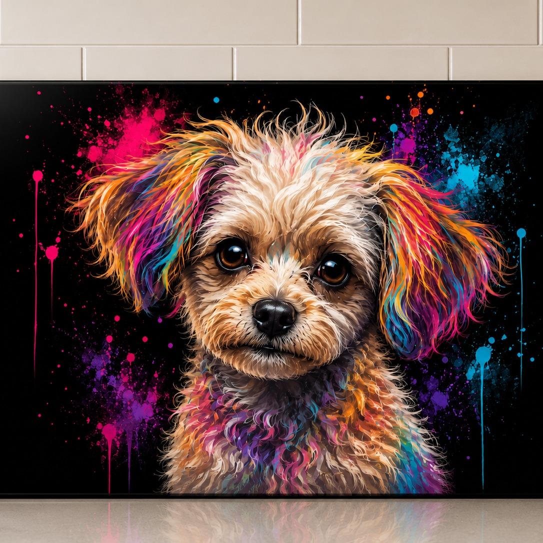 Dog Breed Glass Chopping Board – 140+ Breeds Available | Small & Large Worktop Saver