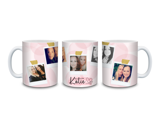 Personalised Polaroid Photo Mug – 11oz or 15oz Custom