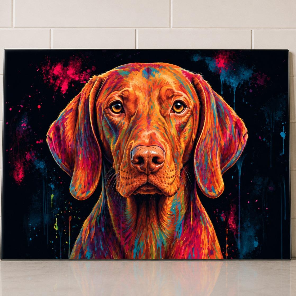 Dog Breed Glass Chopping Board – 140+ Breeds Available | Small & Large Worktop Saver