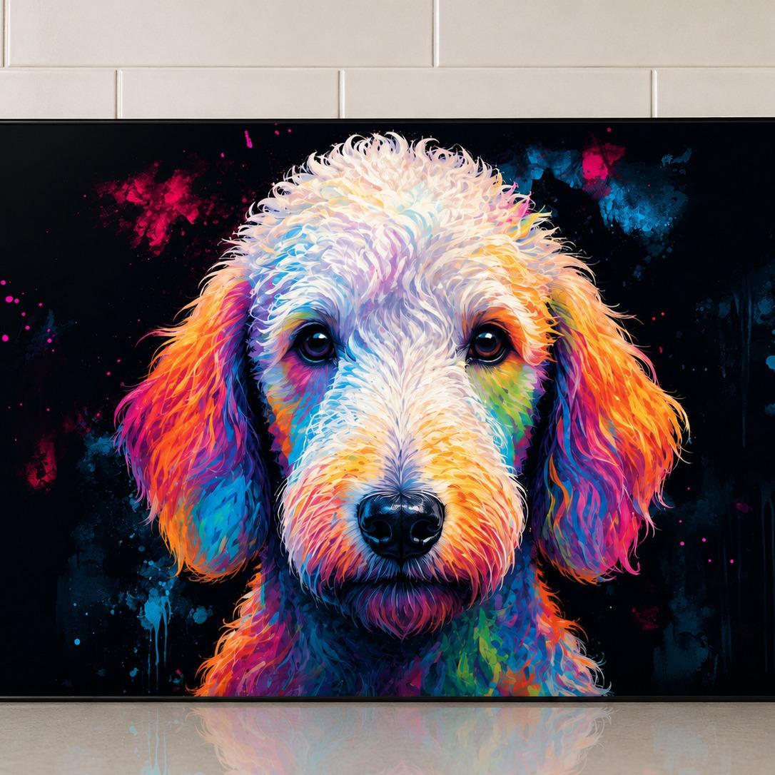 Dog Breed Glass Chopping Board – 140+ Breeds Available | Small & Large Worktop Saver