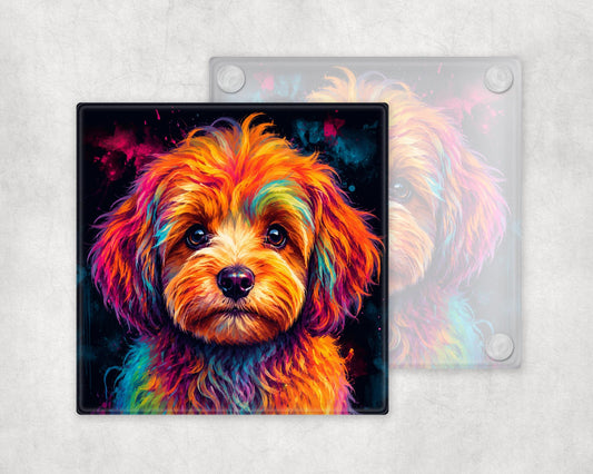 Dog Breed Glass Coasters | 100+ Breeds Available