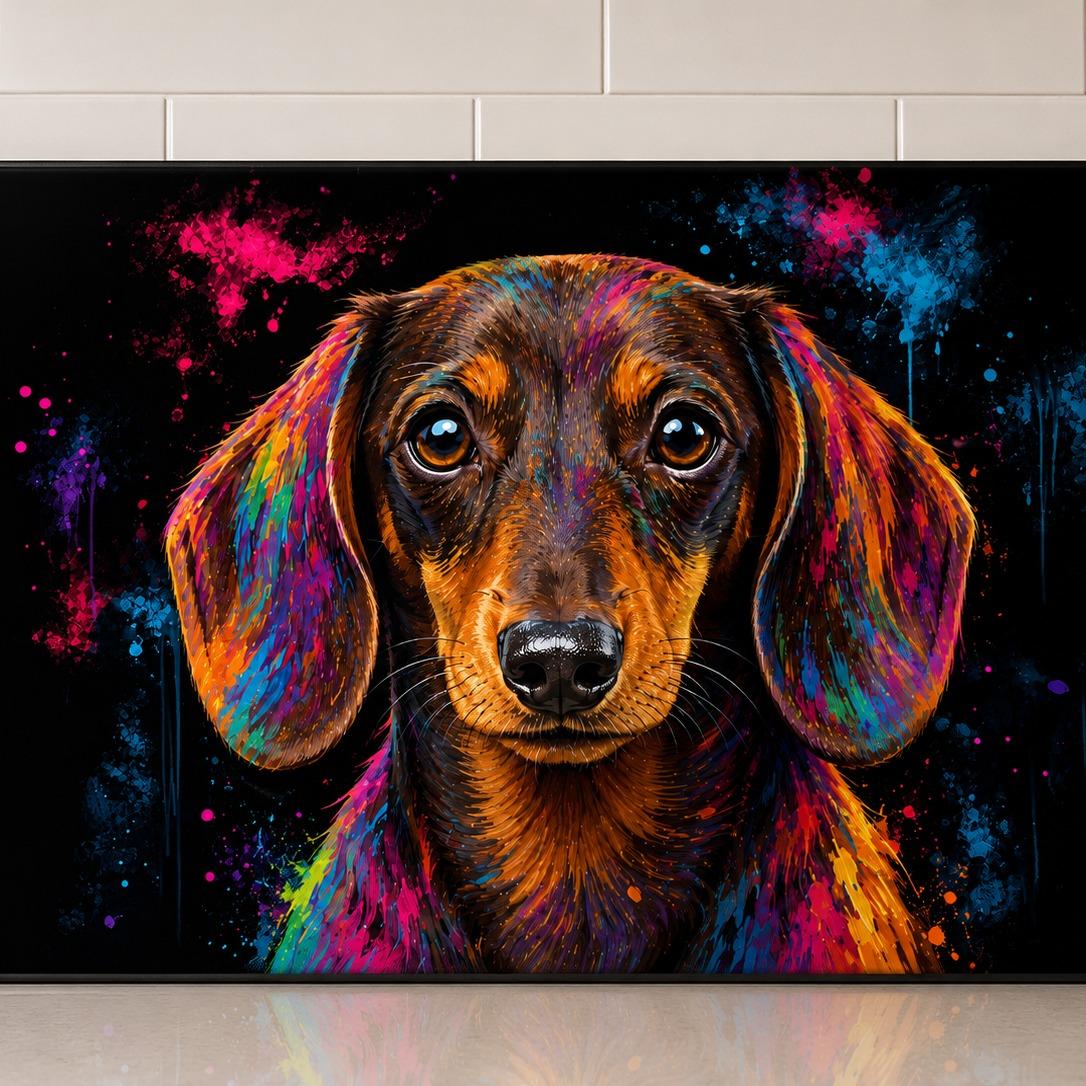 Dog Breed Glass Chopping Board – 140+ Breeds Available | Small & Large Worktop Saver