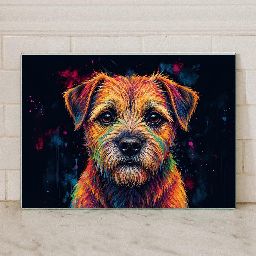 Dog Breed Glass Chopping Board – 140+ Breeds Available | Small & Large Worktop Saver