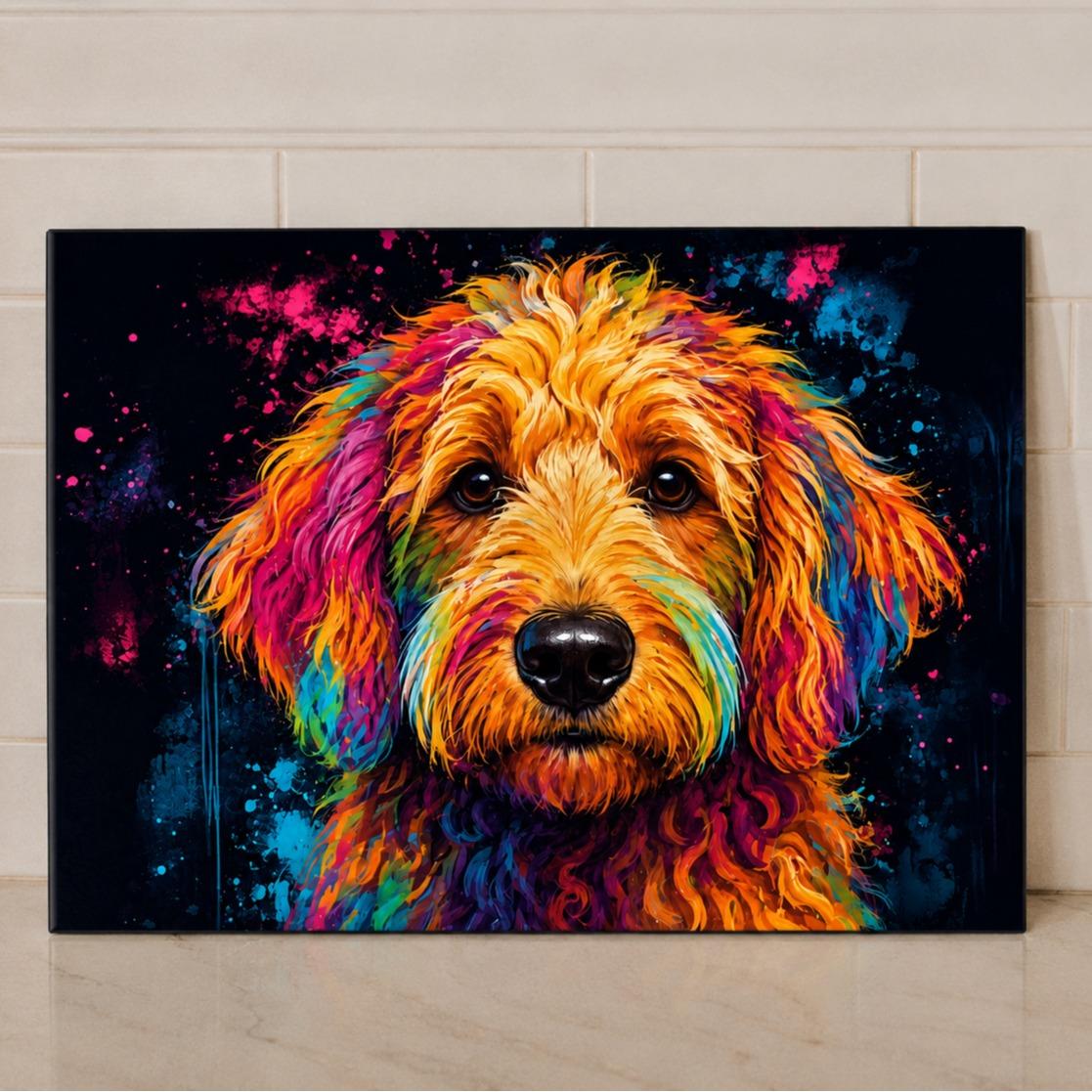 Dog Breed Glass Chopping Board – 140+ Breeds Available | Small & Large Worktop Saver