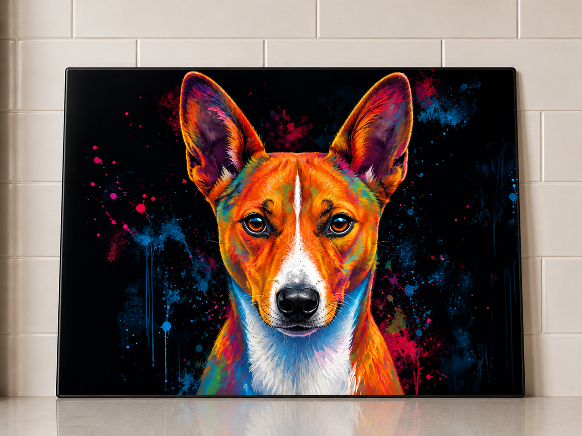 Dog Breed Glass Chopping Board – 140+ Breeds Available | Small & Large Worktop Saver