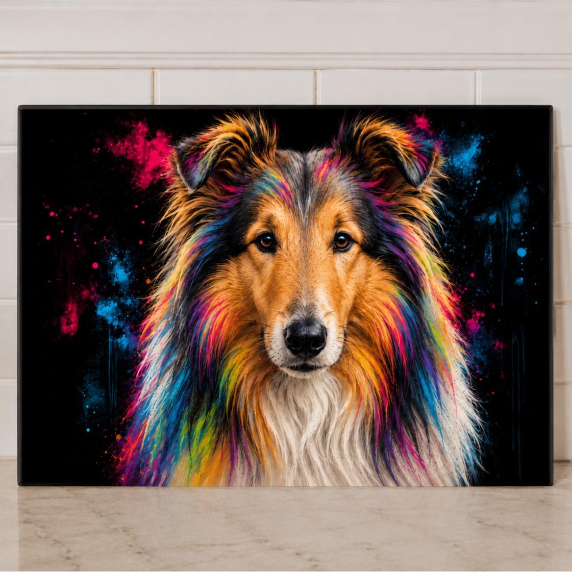 Dog Breed Glass Chopping Board – 140+ Breeds Available | Small & Large Worktop Saver