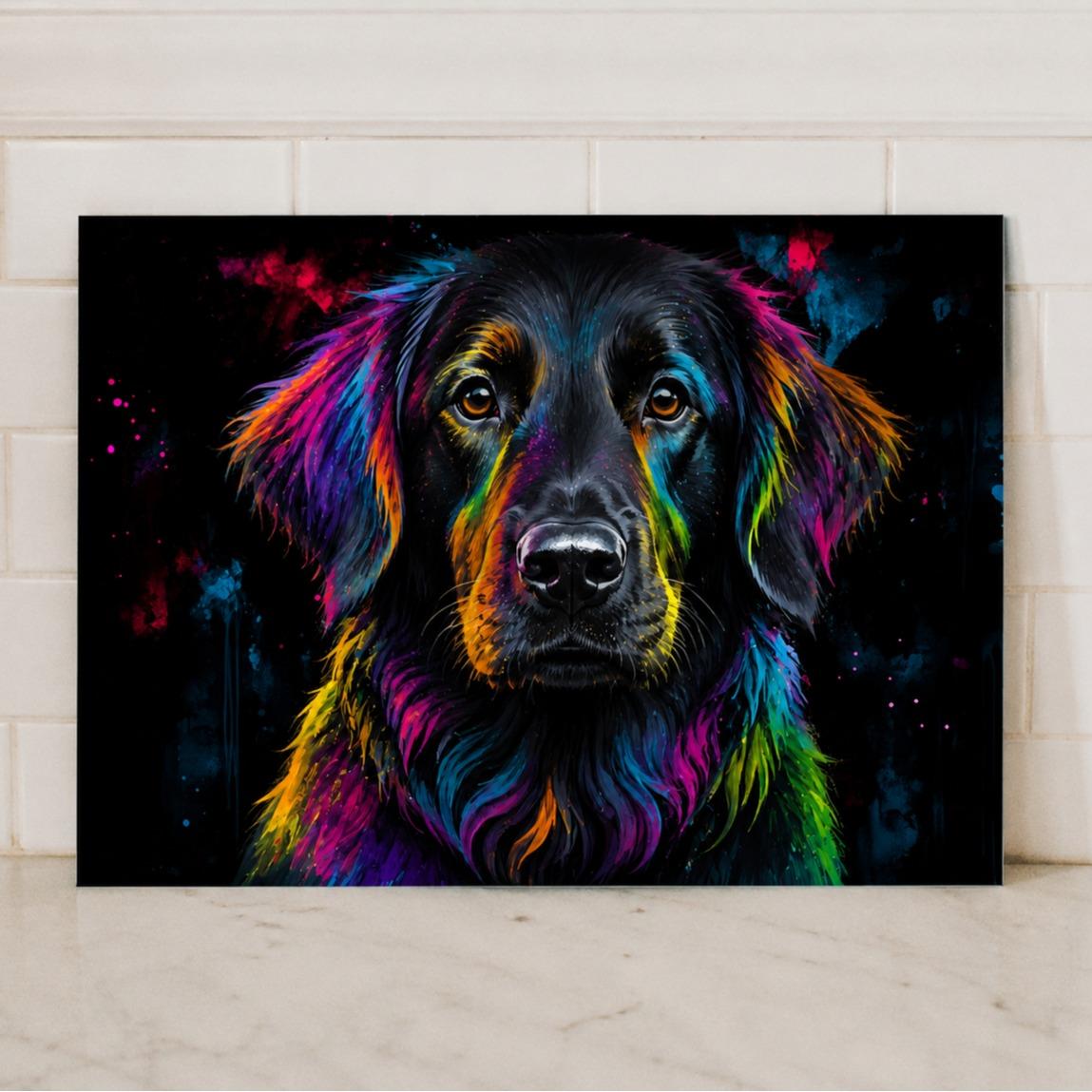 Dog Breed Glass Chopping Board – 140+ Breeds Available | Small & Large Worktop Saver