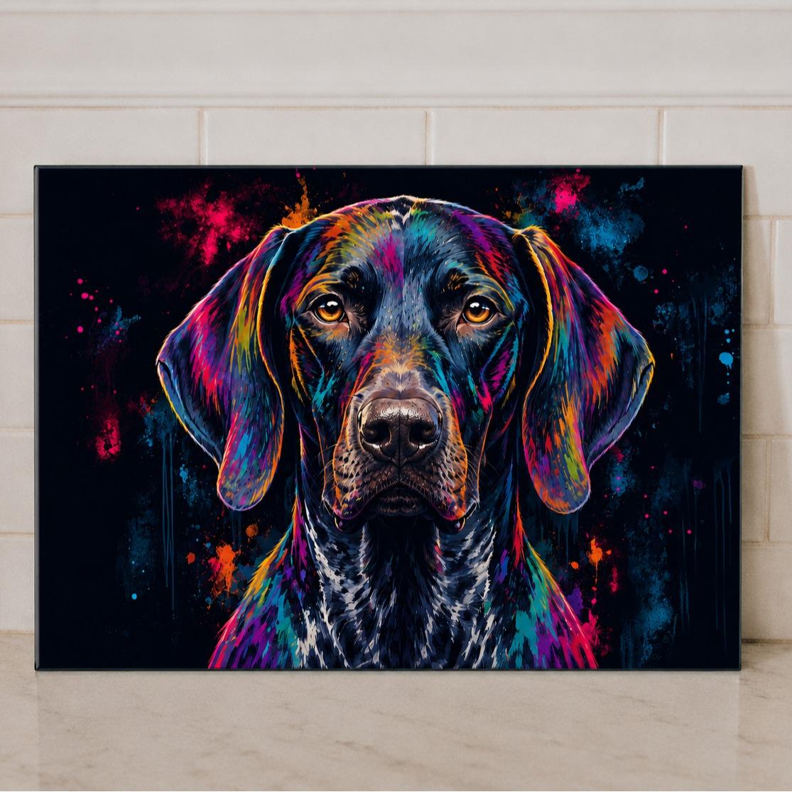 Dog Breed Glass Chopping Board – 140+ Breeds Available | Small & Large Worktop Saver