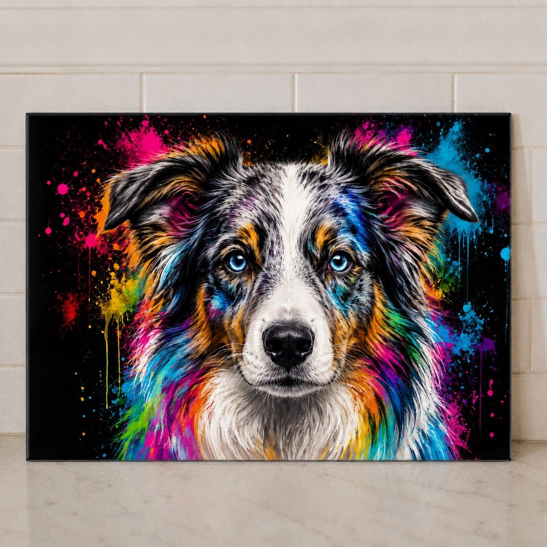 Dog Breed Glass Chopping Board – 140+ Breeds Available | Small & Large Worktop Saver