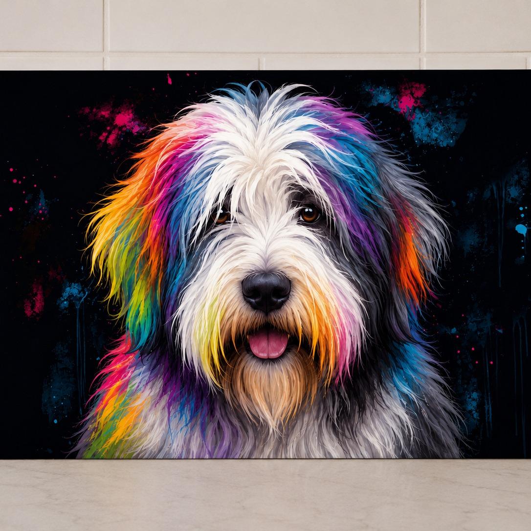 Dog Breed Glass Chopping Board – 140+ Breeds Available | Small & Large Worktop Saver