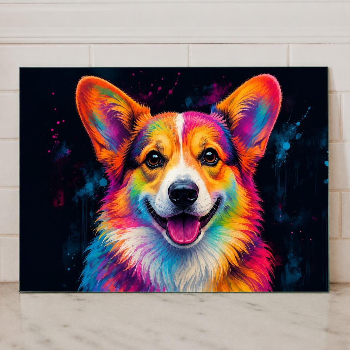 Dog Breed Glass Chopping Board – 140+ Breeds Available | Small & Large Worktop Saver