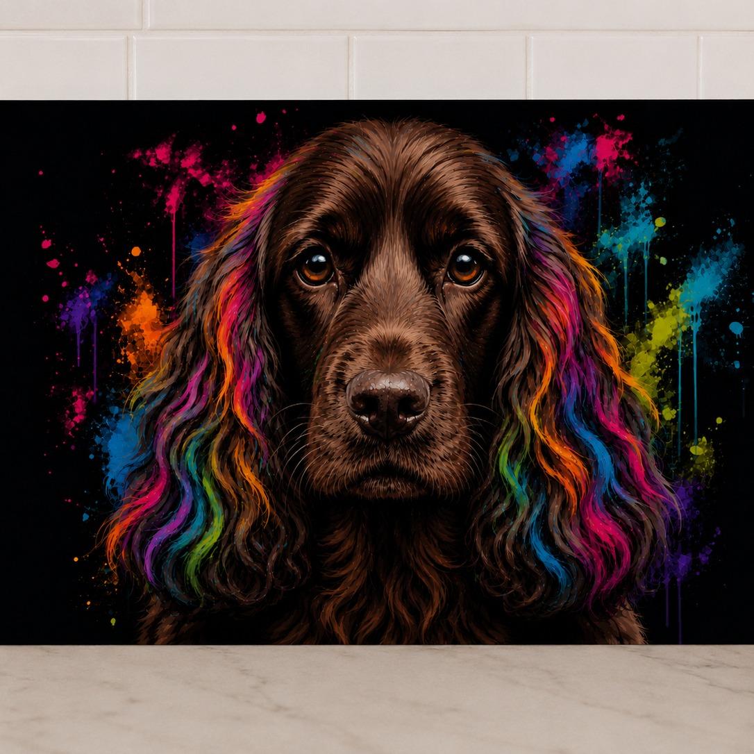 Dog Breed Glass Chopping Board – 140+ Breeds Available | Small & Large Worktop Saver