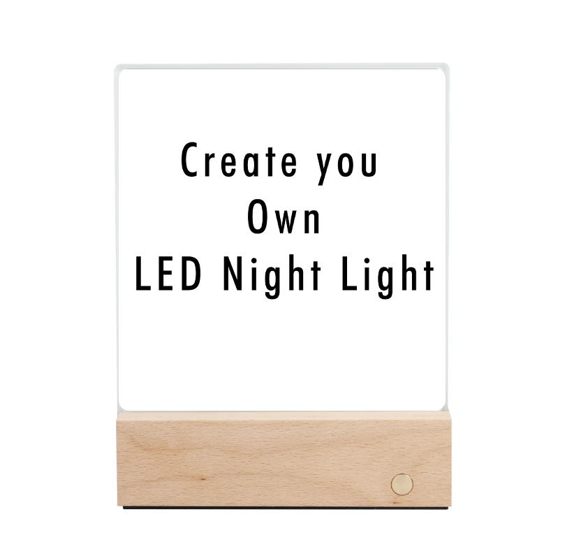 Create your own LED Night Light - Personalise with photo