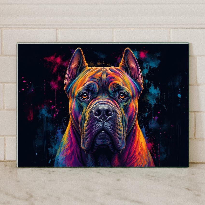 Dog Breed Glass Chopping Board – 140+ Breeds Available | Small & Large Worktop Saver