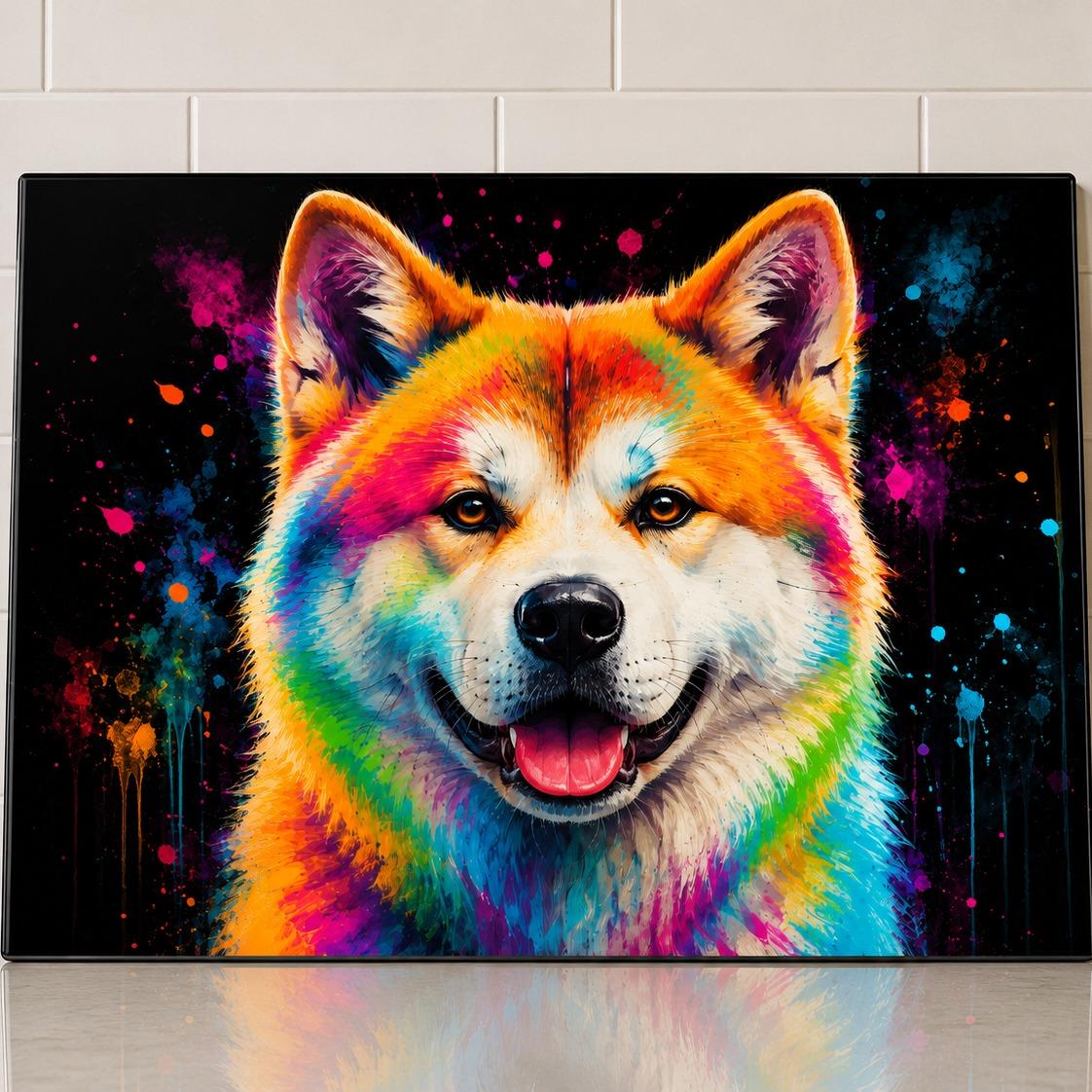 Dog Breed Glass Chopping Board – 140+ Breeds Available | Small & Large Worktop Saver