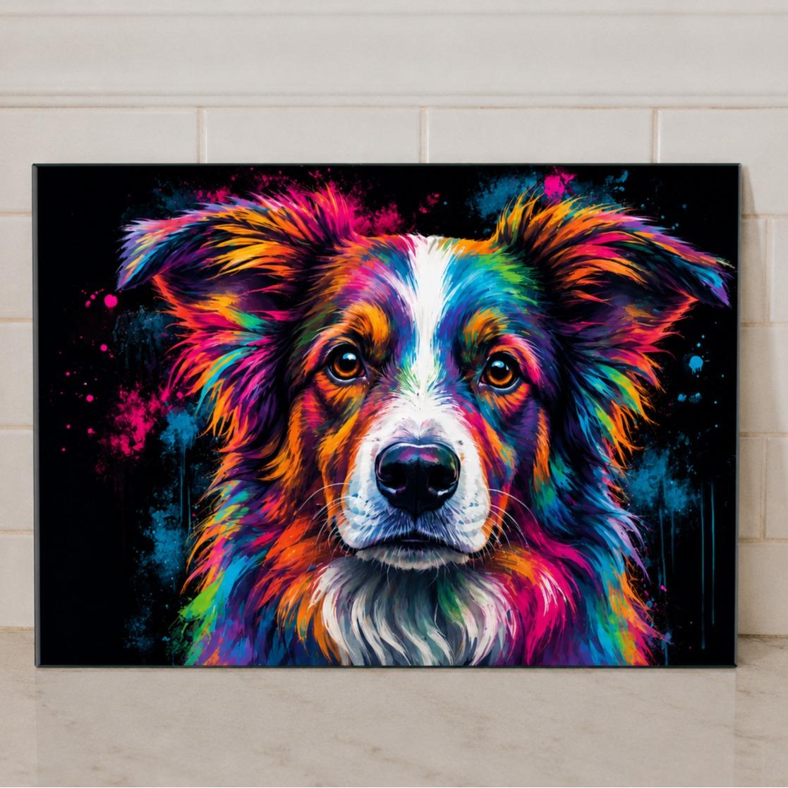Dog Breed Glass Chopping Board – 140+ Breeds Available | Small & Large Worktop Saver