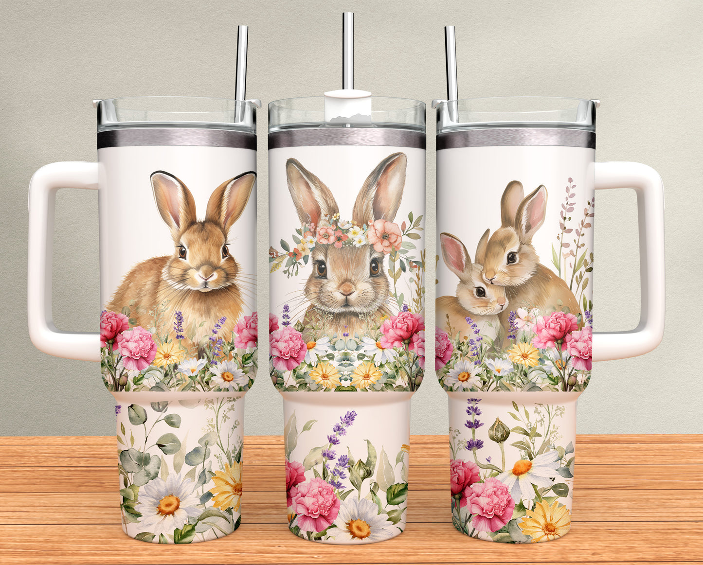 40oz Tumbler - Rabbit