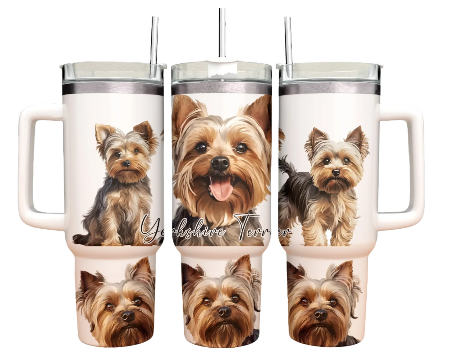 40oz Tumbler - Yorkie - Yorkshire Terrier